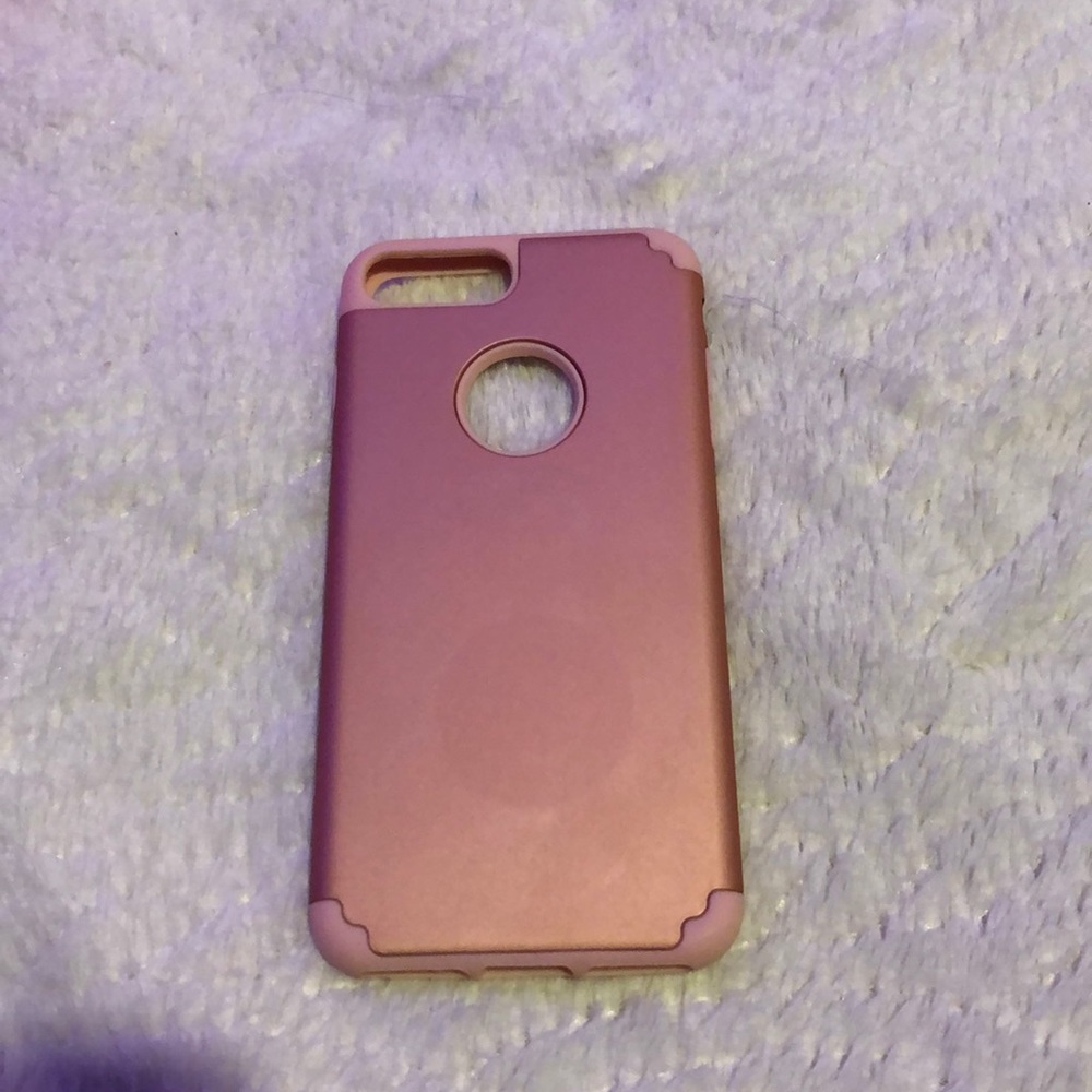 pink & rose gold phone case